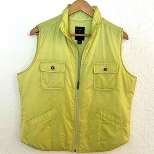 Tommy Bahama Women's Golf Vest, L, Light Lime Green, Full Zip, Athleisure Chic